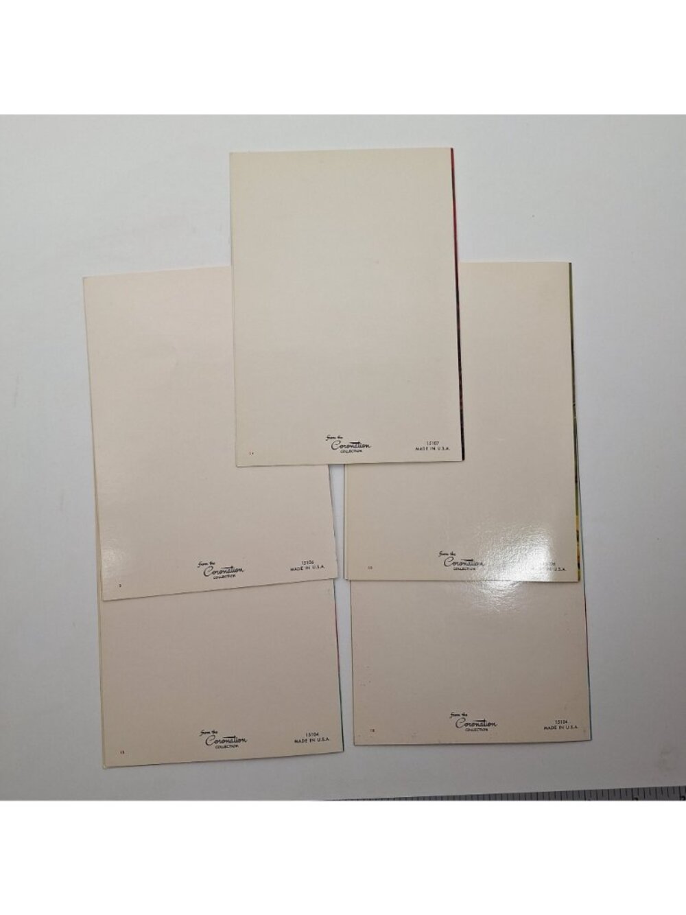 Christmas Card Coronation Collection 5 MCM Lot Vintage 3 Designs Unused - Picture 2 of 15